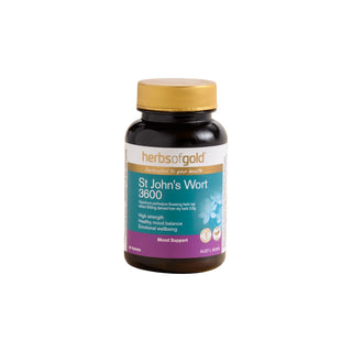 St Johns WORT by Herbs of Gold 60 Tablets - Adelaide Supplements