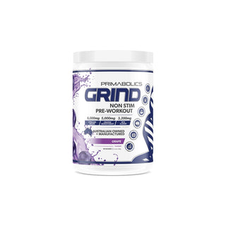 Grind Non Stim Pre-Workout by Primabolics 40 Scoops - Adelaide Supplements
