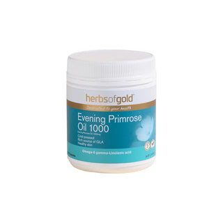 Evening Primrose OIl 1000 by Herbs of Gold 200 Capsules - Adelaide Supplements