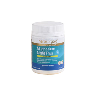 Magnesium Night Plus by Herbs of Gold 150G - Adelaide Supplements