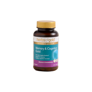 Memory and Cognition by Herbs of Gold 60 Tablets - Adelaide Supplements