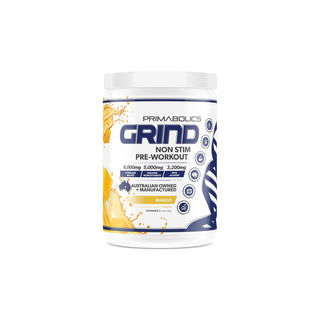 Grind Non Stim Pre-Workout by Primabolics 40 Scoops - Adelaide Supplements