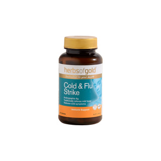 Cold and Flu Strike by Herbs of Gold 30 Tablets - Adelaide Supplements