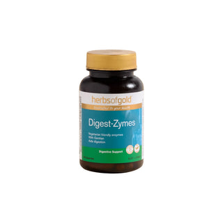 Digest-Zymes by Herbs of Gold 60 Vegan Capsules - Adelaide Supplements