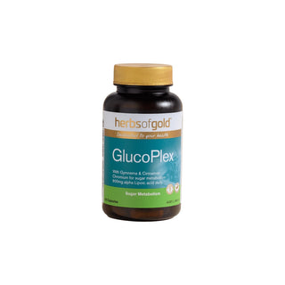 Glucoplex by Herbs of Gold 60 Vegan Capsules - Adelaide Supplements